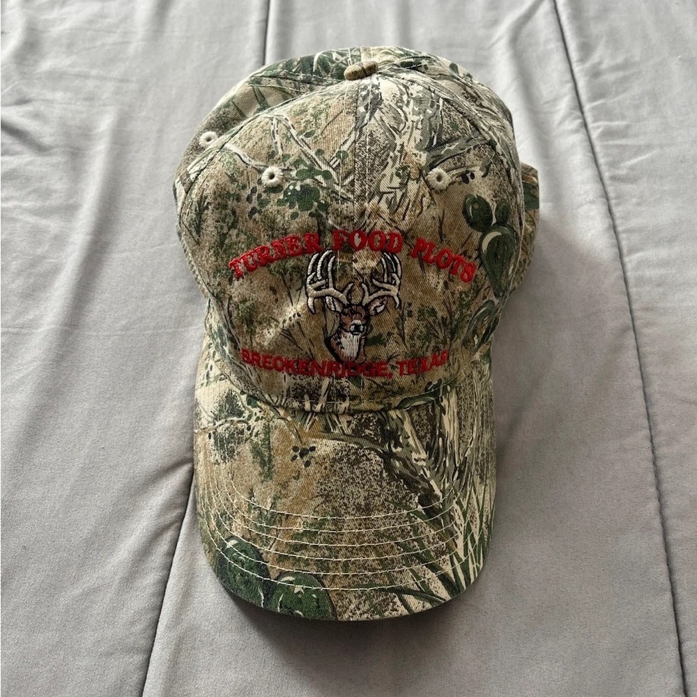 Camouflage Baseball Cap with Deer Logo